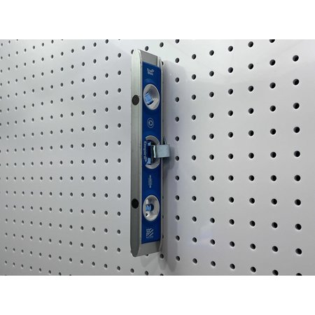 Triton Products 1/2 In. to 1 In. Hold Range Steel Standard Spring Clip for 1/8 In. and 1/4 In. Pegboard 3 Pack 210